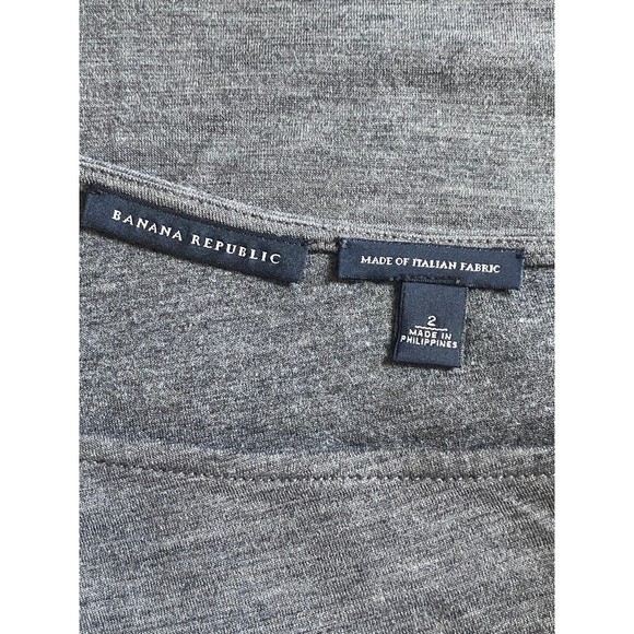 Banana republic one shoulder, Ruched side bodycon asymmetrical dress - Size 2 - Picture 8 of 10